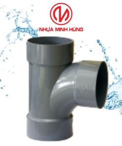 Tê cong uPVC nhựa Minh Hùng