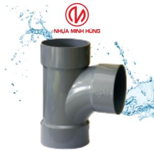 Tê cong uPVC nhựa Minh Hùng