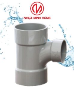 Tê cong giảm uPVC nhựa Minh Hùng