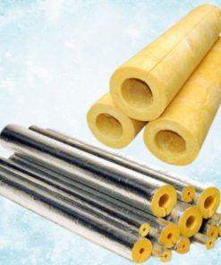 Bông thủy tinh dạng ống có lớp bạc Glasswool