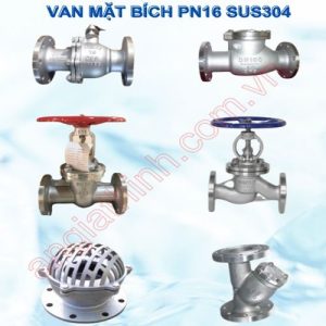 Van mặt bích SUS 304 PN16