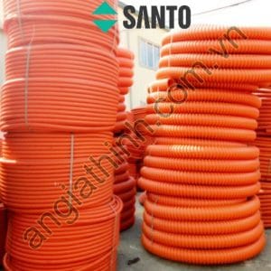 Đại lý ống nhựa gân xoắn HDPE Santo