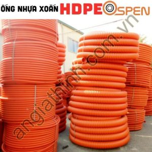 Ống gân xoắn HDPE luồn dây điện Opsen