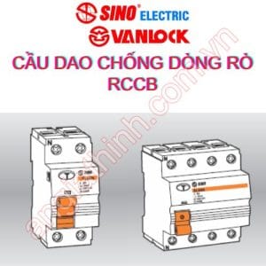 Đại lý cầu dao chống dòng rò RCCB Sino - Vanlock