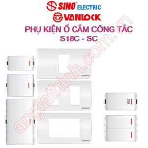 Phụ kiện dùng ổ cắm công tắc S18C-SC Vanlock