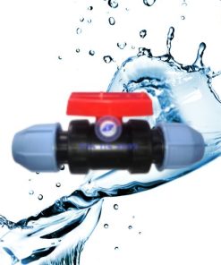Van 2 zắc co HDPE vặn ren (Finmax)