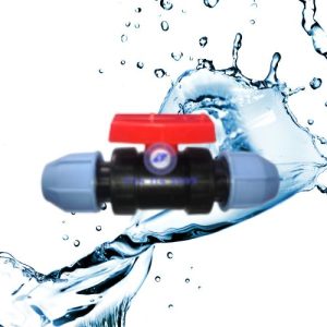 Van 2 zắc co HDPE vặn ren (Finmax)