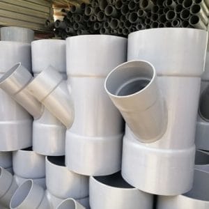 Y giảm PVC hàn gia công ống BM