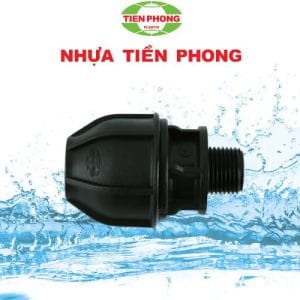 Khâu ren ngoài HDPE vặn ren Tiền Phong