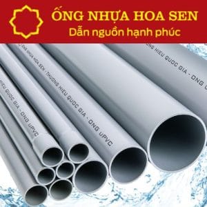 Đại lý ống uPVC thoát nước Hoa Sen
