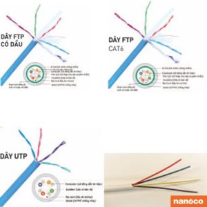 Đại lý cáp mạng - cáp đồng trục - dây điện thoại Nanoco