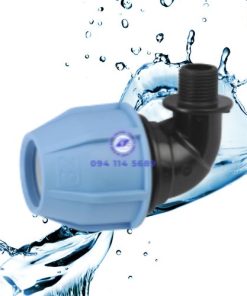 Co ren ngoài HDPE vặn ren (Finmax)