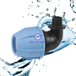 Co ren ngoài HDPE vặn ren (Finmax)