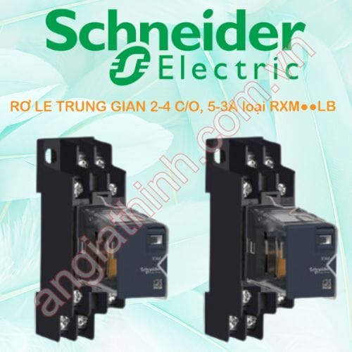 Đại lý Rờ le trung gian 2-4 C/O, RXM••LB Schneider