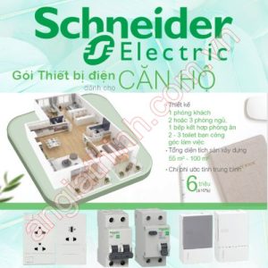 Gói thiết bị điện dành cho Căn hộ Schneider