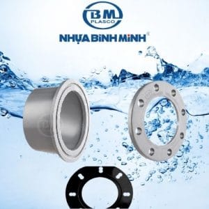 Bộ bích nối kép uPVC (nhựa Bình Minh)
