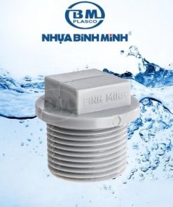 Nắp khóa ren ngoài PVC Bình Minh