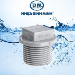 Nắp khóa ren ngoài PVC Bình Minh
