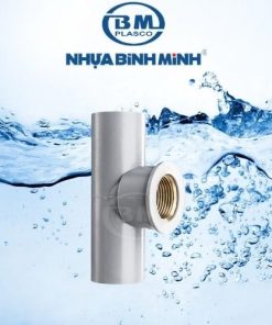 Chữ T ren trong thau, PVC Bình Minh