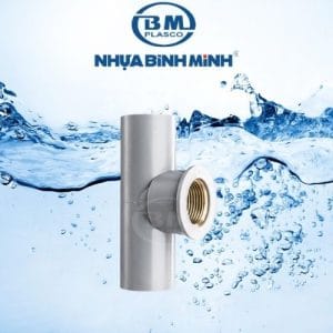 Chữ T ren trong thau, PVC Bình Minh