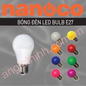 BÓNG ĐÈN LED BULB TRÒN E27 NANOCO