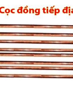 Cọc đồng tiếp địa (Cọc tiếp địa mạ đồng)