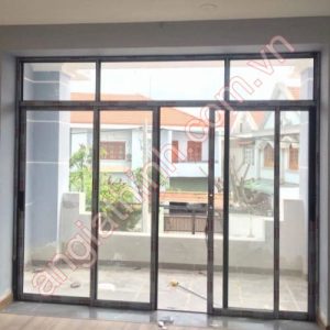 Thi công Cửa đi mở trượt SGA - Xingfa - PMI