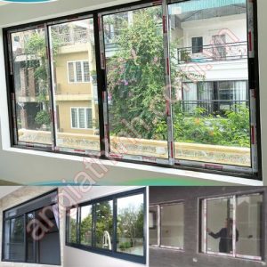 Thi công Cửa sổ mở trượt SGA - Xingfa - PMI