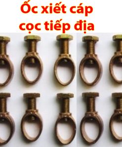 Ốc siết cáp cọc tiếp địa / Cà na đồng thau