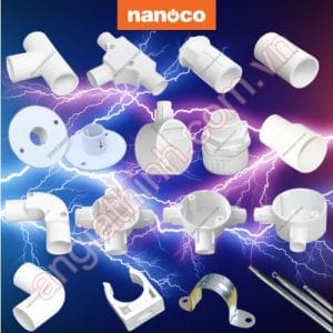 Đại lý phụ kiện ống luồn điện tròn Nanoco