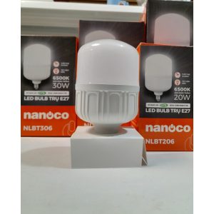 BÓNG ĐÈN LED BULB TRỤ E27 NANOCO